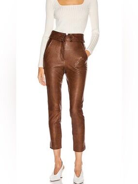 Veronica Beard 100% Lamb Leather Pants